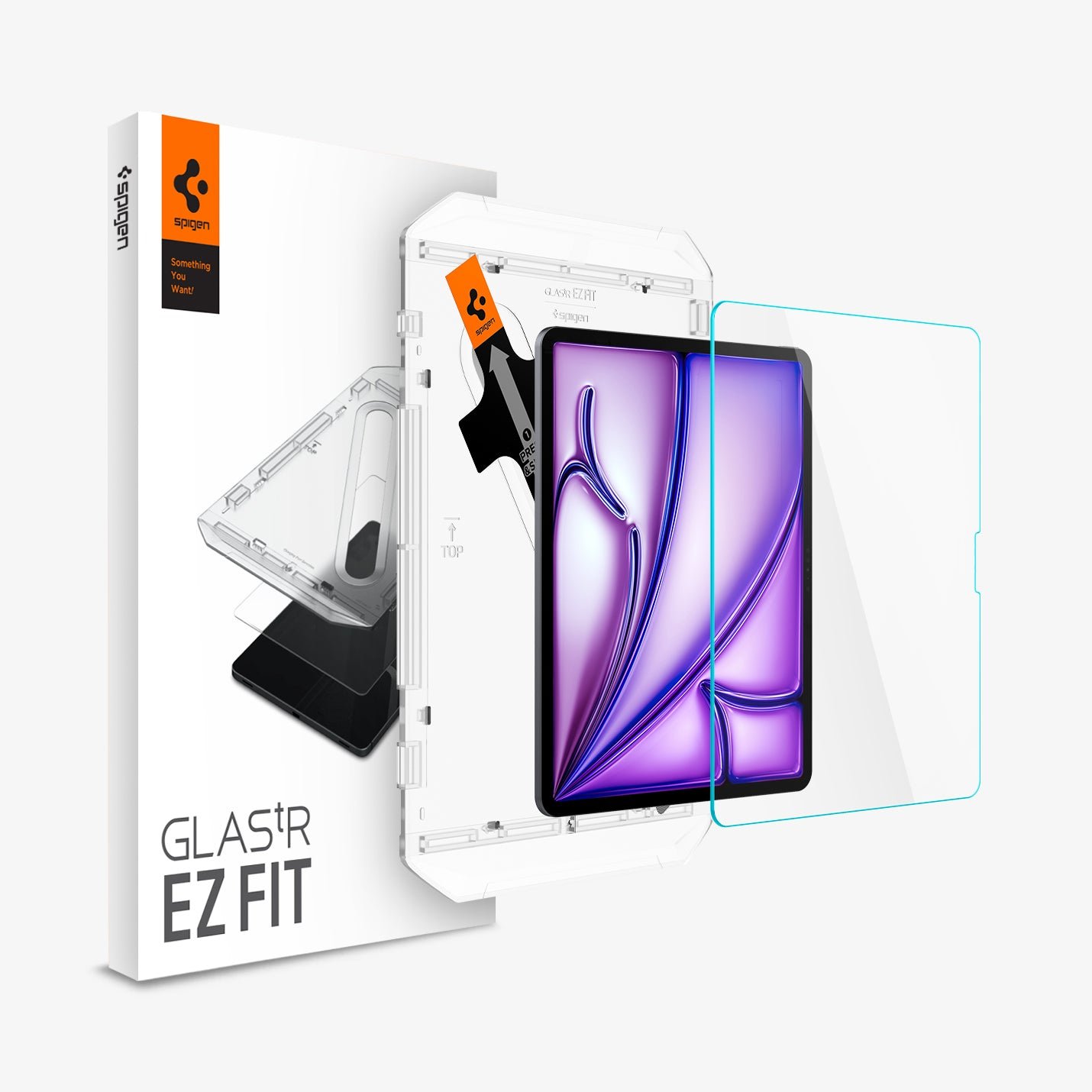 Spigen Tempered Glass Screen Protector [GlasTR EZ Fit] Designed for iPad Air 13 inch M4 (2026) / M3 (2025) / M2 (2024) [9H Hardness/Case-Friendly] product image