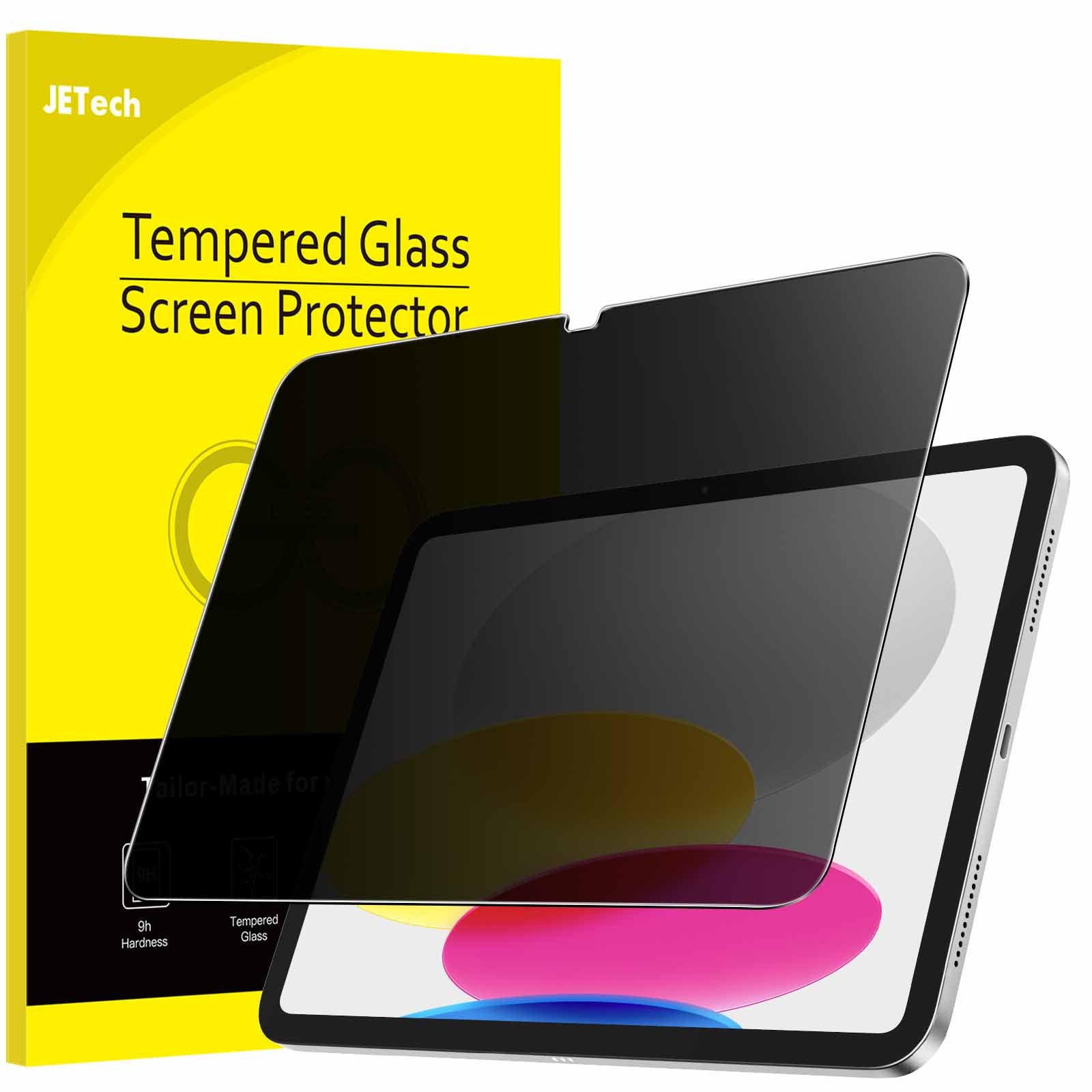 JETech Privacy Screen Protector for iPad (A16) 11th/10th Generation (2025/2022), Anti-Spy Tempered Glass Film product image