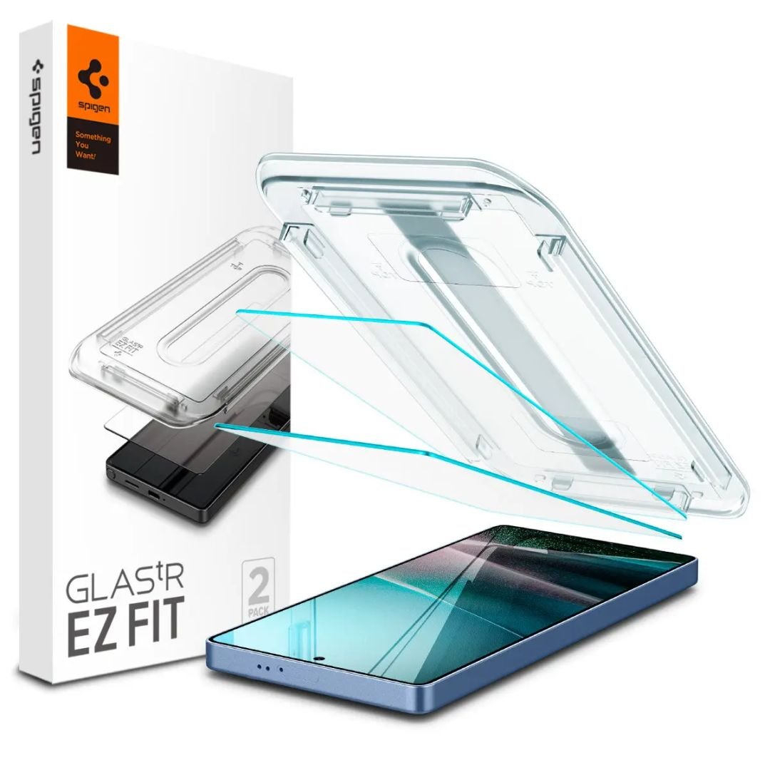 Spigen Tempered Glass Screen Protector [GlasTR EZ FIT] designed for Galaxy S25 Ultra [Case Friendly] - 2 Pack product image