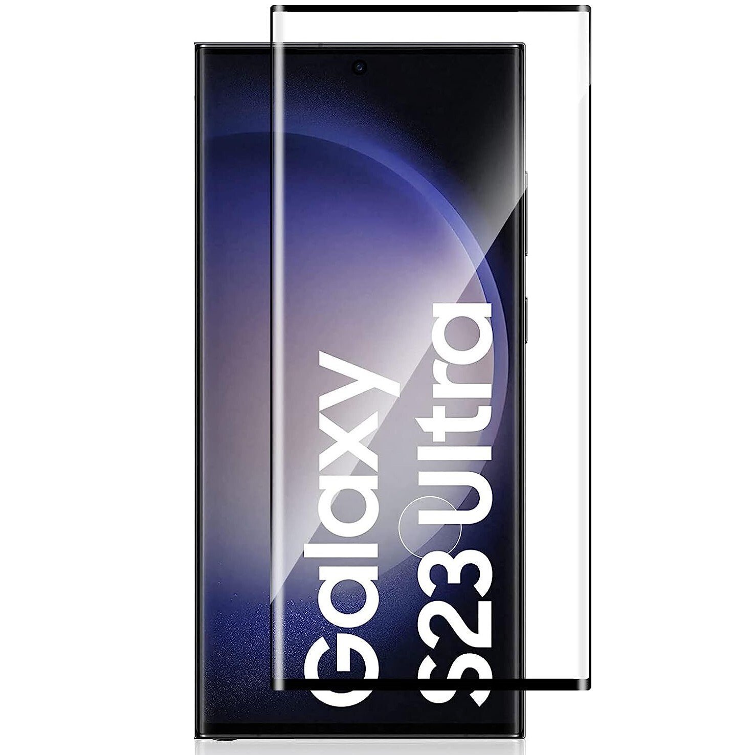 IMBZBK [4+4 Pack] UV Tempered Glass Screen Protector for Samsung Galaxy S23 Ultra with UV Light product image