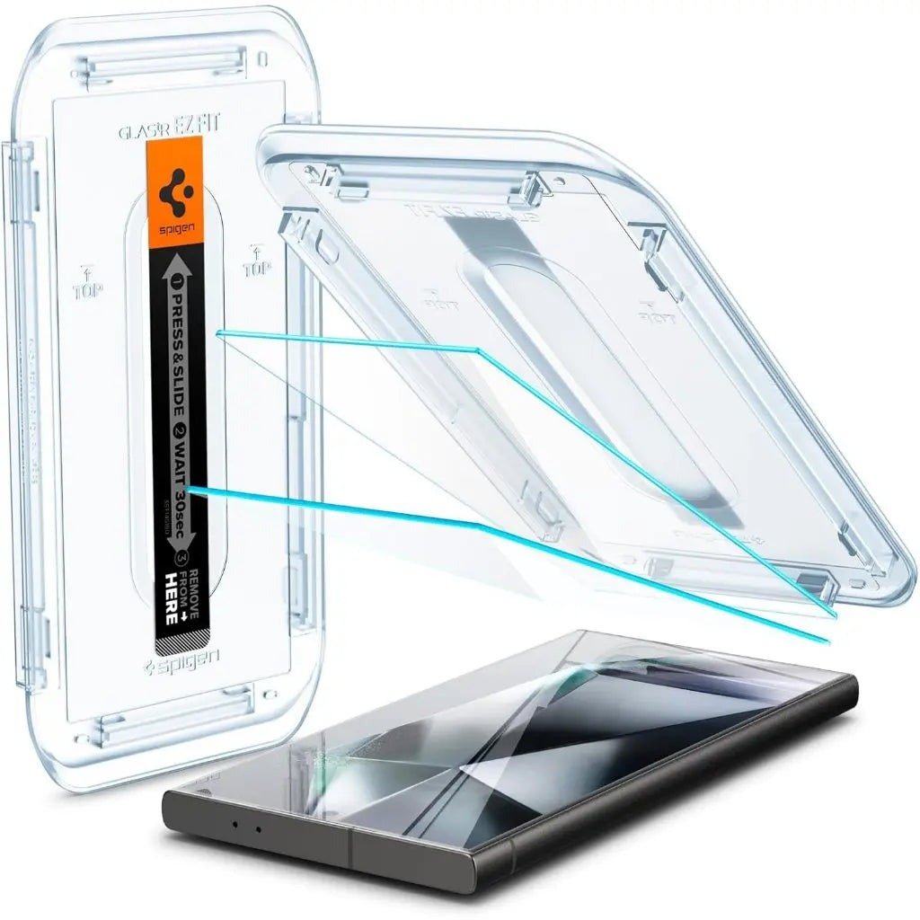 Spigen Tempered Glass Screen Protector [GlasTR EZ FIT] designed for Galaxy S24 Ultra [Case Friendly] - 2 Pack product image