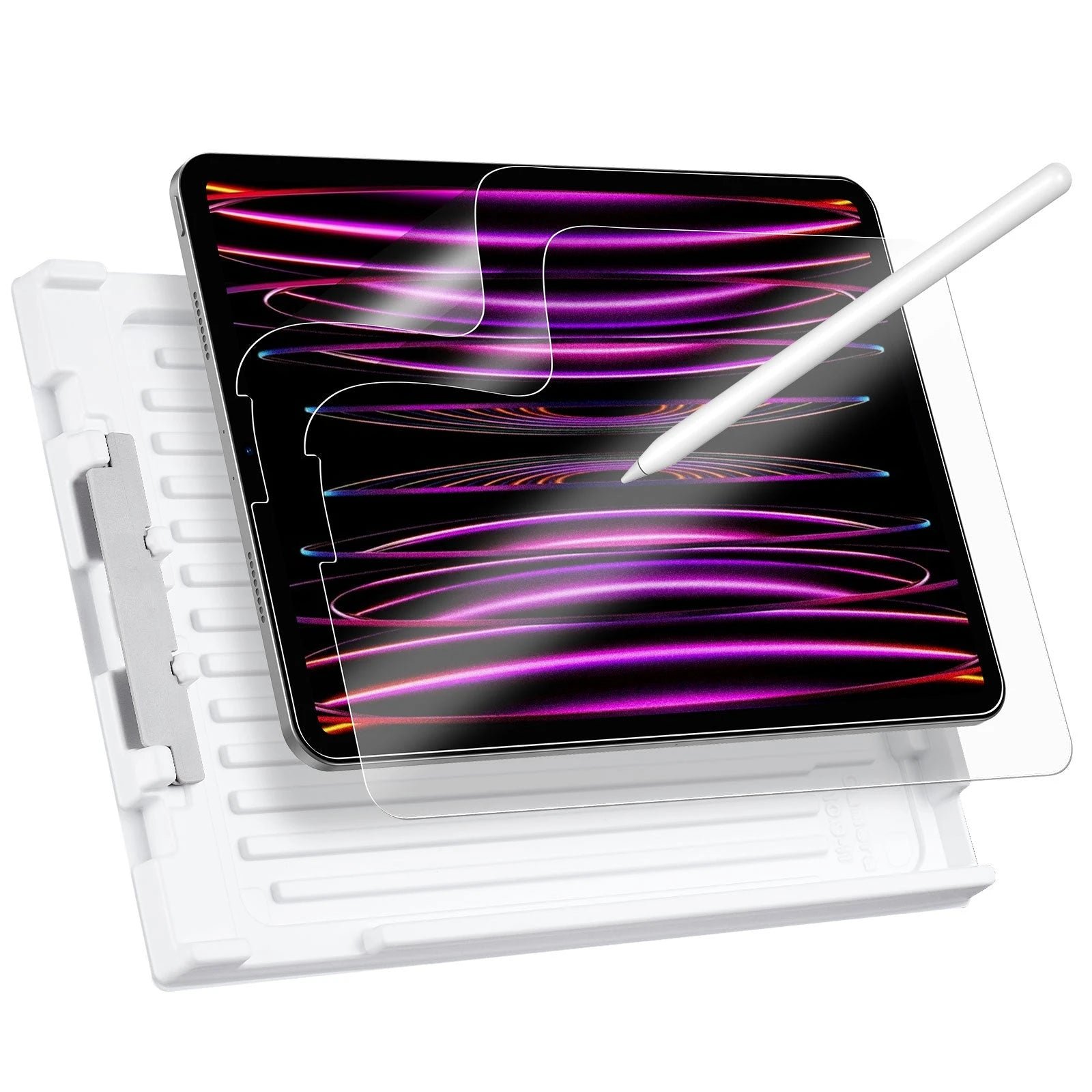 ESR 2 Pack Paperfeel Screen Protector for iPad Pro 12.9 (2022/2021/2020/2018), Write and Draw Like on Paper, Anti-Scratch with Easy Application Tray, Thin and Responsive product image