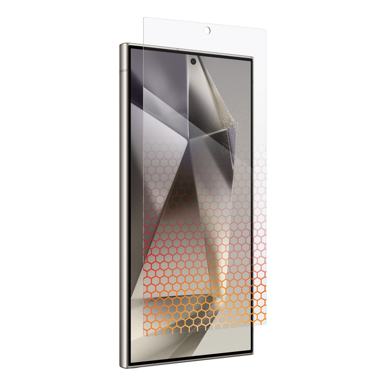 ZAGG InvisibleShield Fusion XTR3 Samsung Galaxy S24 Ultra Screen Protector - Hybrid Polymer, Hexiom Impact, Advanced Blue Light Filter, Anti-Reflective, Recycled Materials, EZ Apply Installation product image