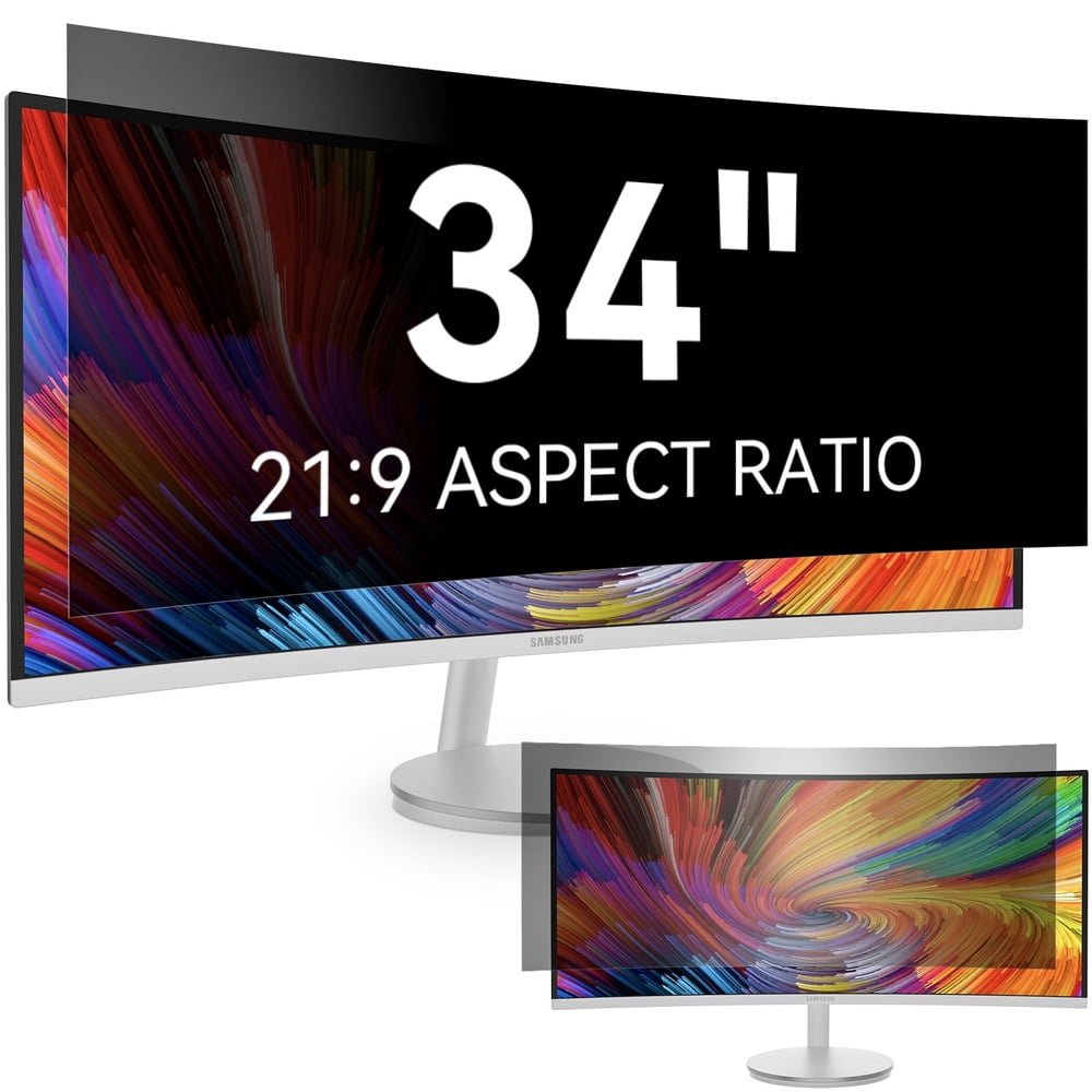 APeiSi 34" 21:9 Ultrawide Curved Monitor Privacy Screen Filter - Blue Light Blocking product image