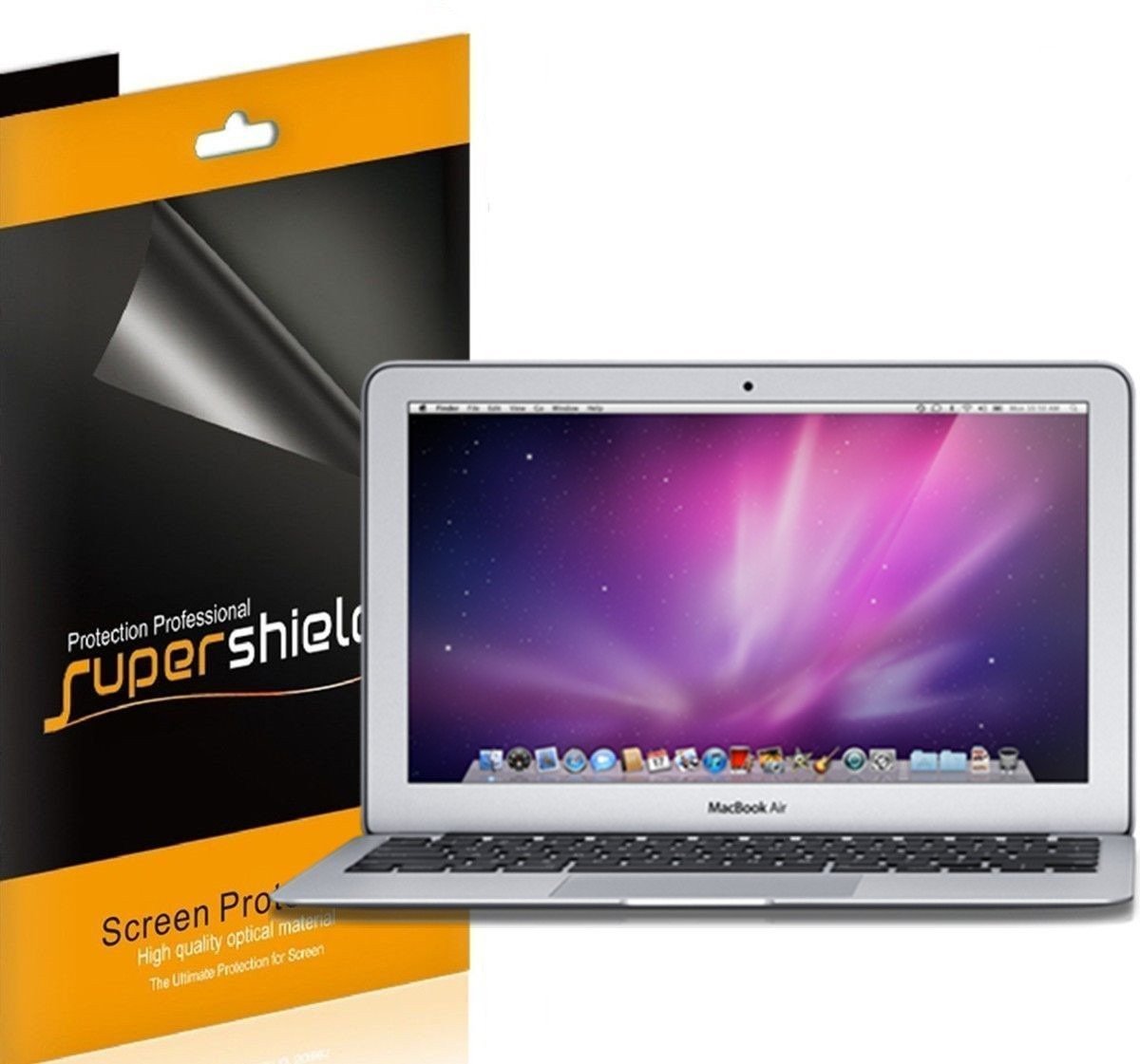 Supershieldz (3 Pack) Anti Glare and Anti Fingerprint (Matte) Screen Protector Designed for Apple MacBook Air 13 inch (2010-2017 Model A1369 A1466), Japanese PET Film product image
