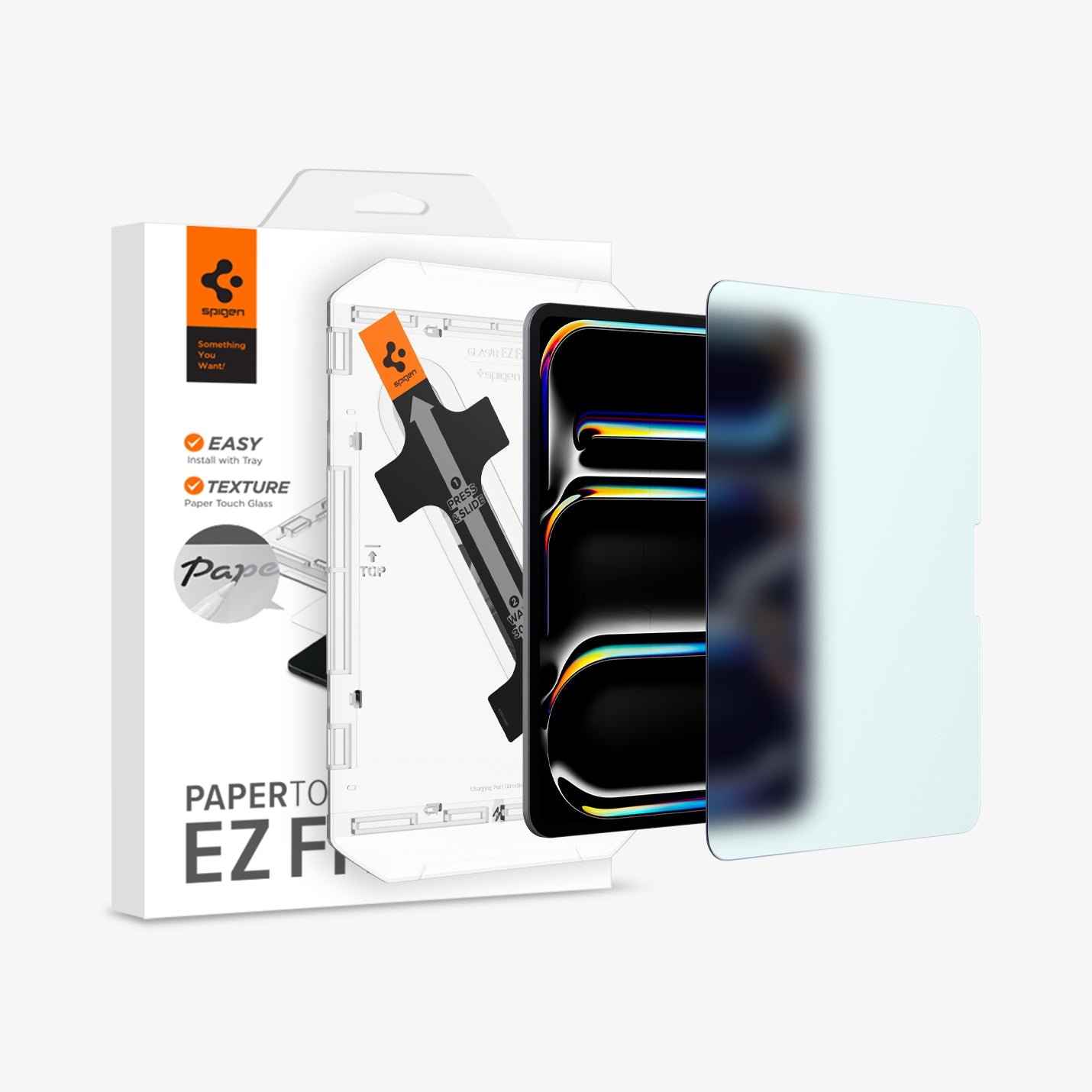 Spigen GlasTR EZ Fit PaperTouch Tempered Glass Screen Protector for iPad Pro 11-inch M4 (2024) product image