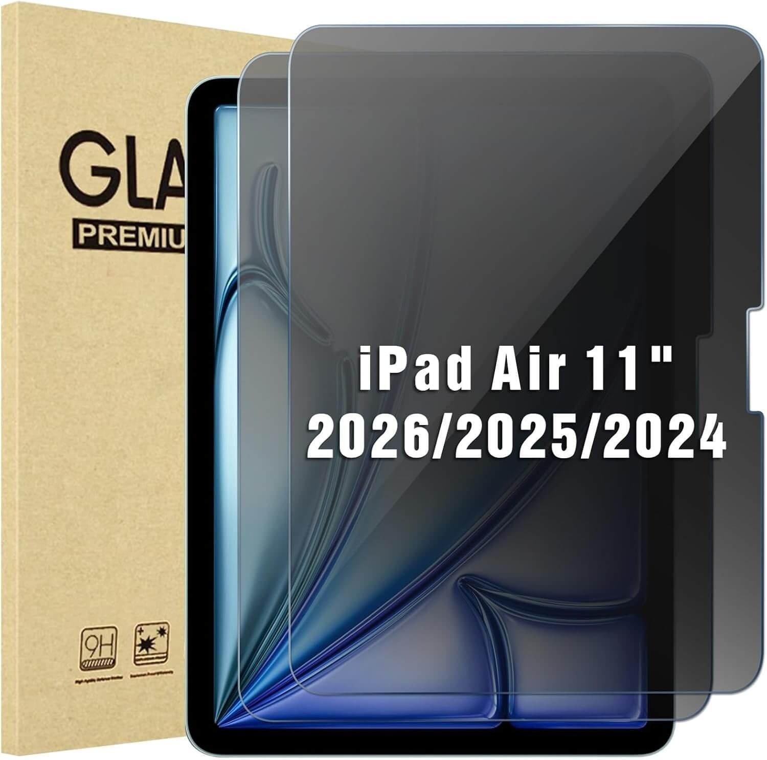 ProCase Privacy Screen Protector for iPad Air 11 inch M4/M3/M2, Anti-Spy Tempered Glass product image