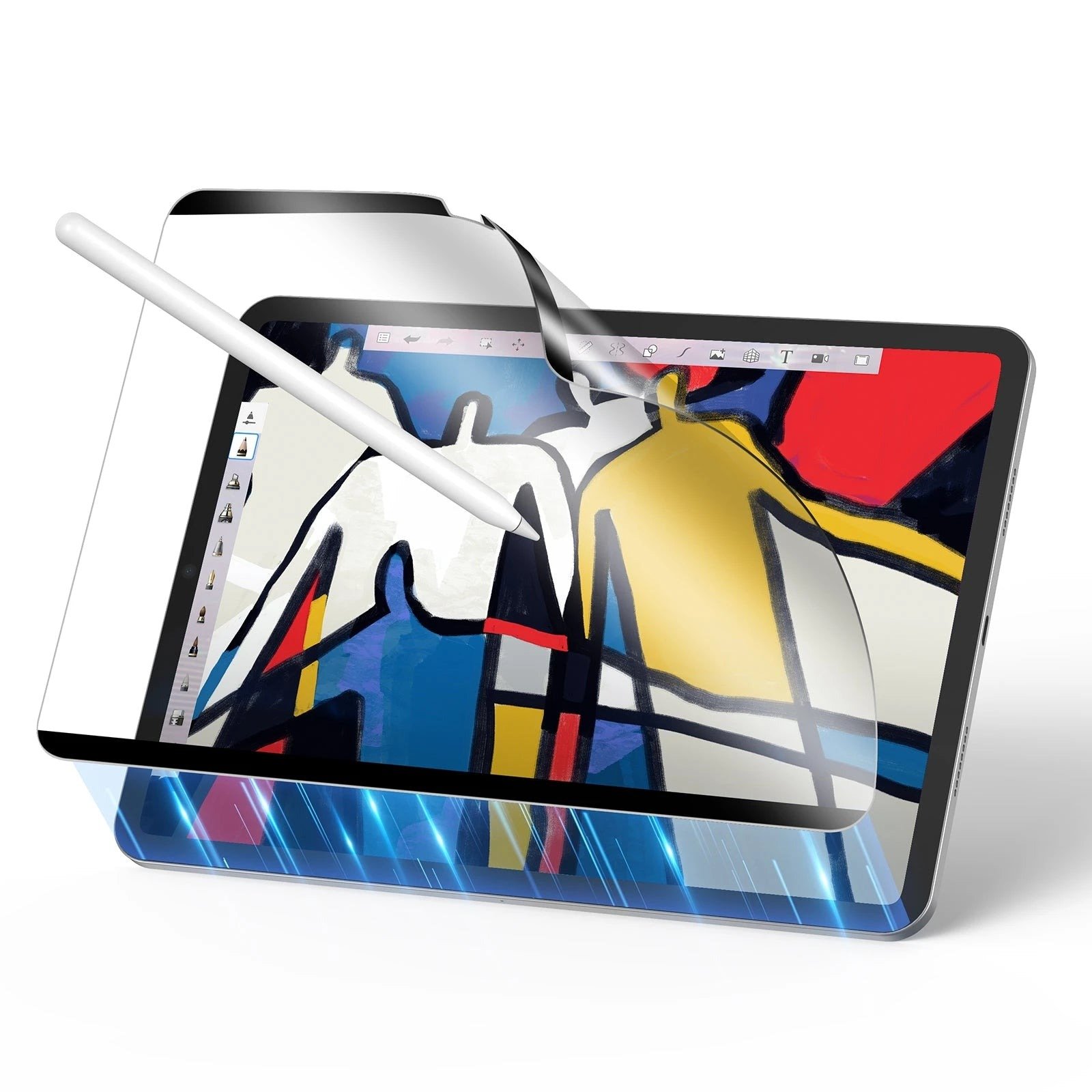 ESR Paper-Feel Magnetic Screen Protector for iPad Air 11 Inch M3/M2 (7th/6th Gen, 2025/2024), Write and Draw Like on Paper, Detachable and Reusable product image