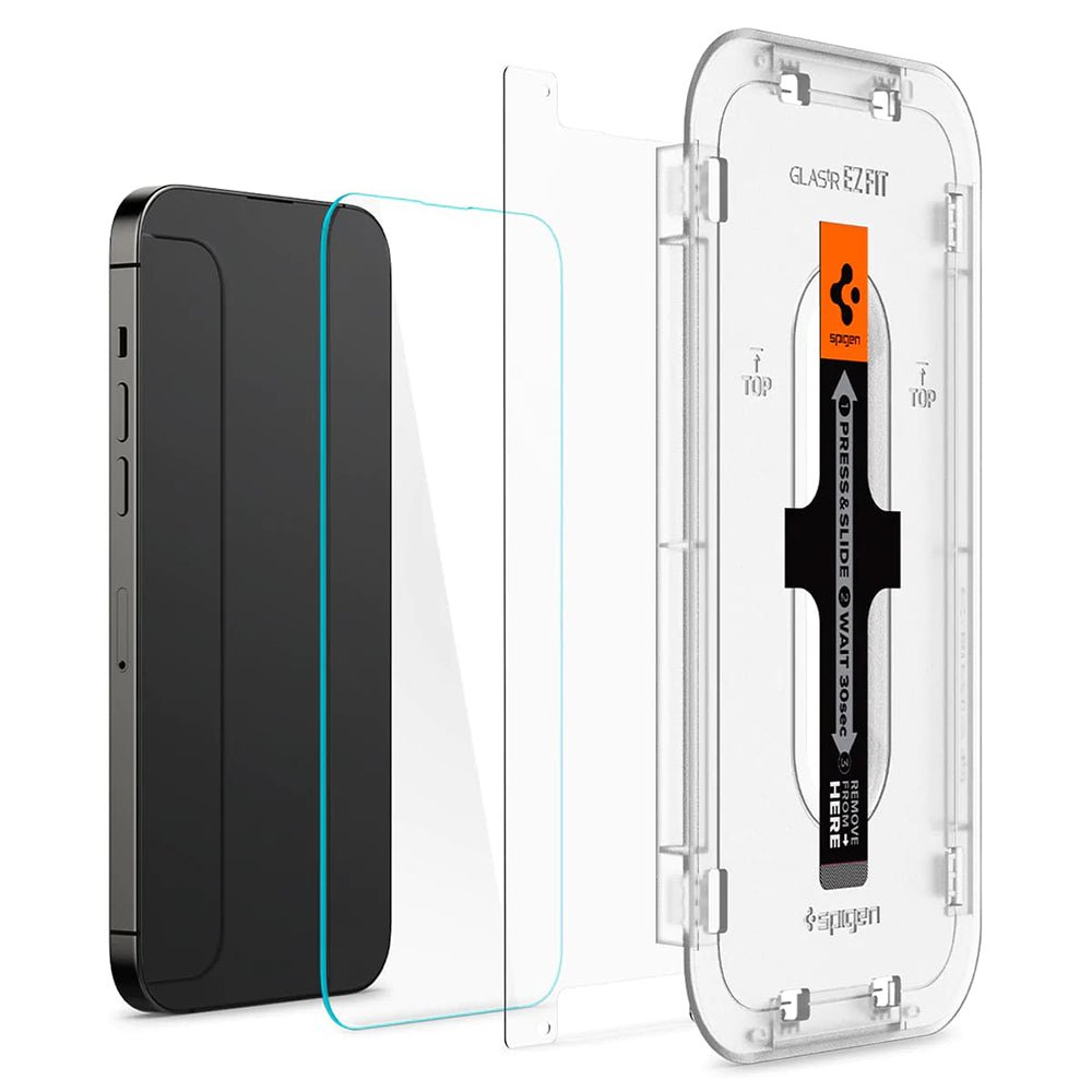 Spigen GlasTR EZ Fit Tempered Glass Screen Protector for iPhone 14 Pro, 2-Pack product image
