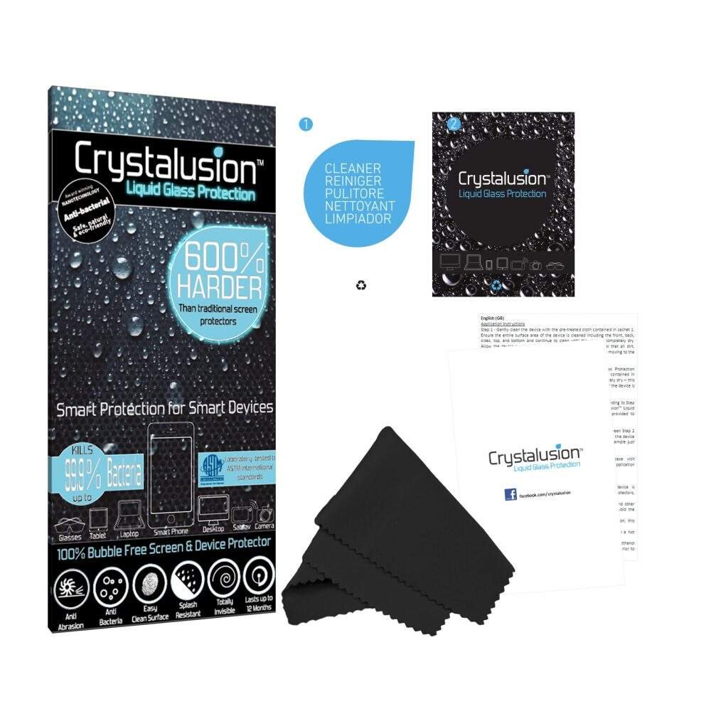 Crystalusion Mobile Phone Screen Protector Crystalusion iPhone and Samsung Galaxy S3 SIII i9300 Compatible Scuff Resistant Antimicrobial Total Protection product image