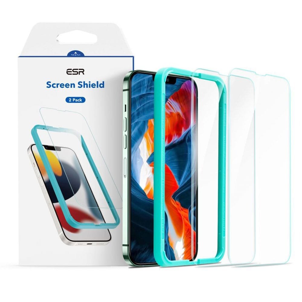 ESR Screen Protector for iPhone 13 Pro Max (3 Pack), Tempered Glass with Alignment Frame product image