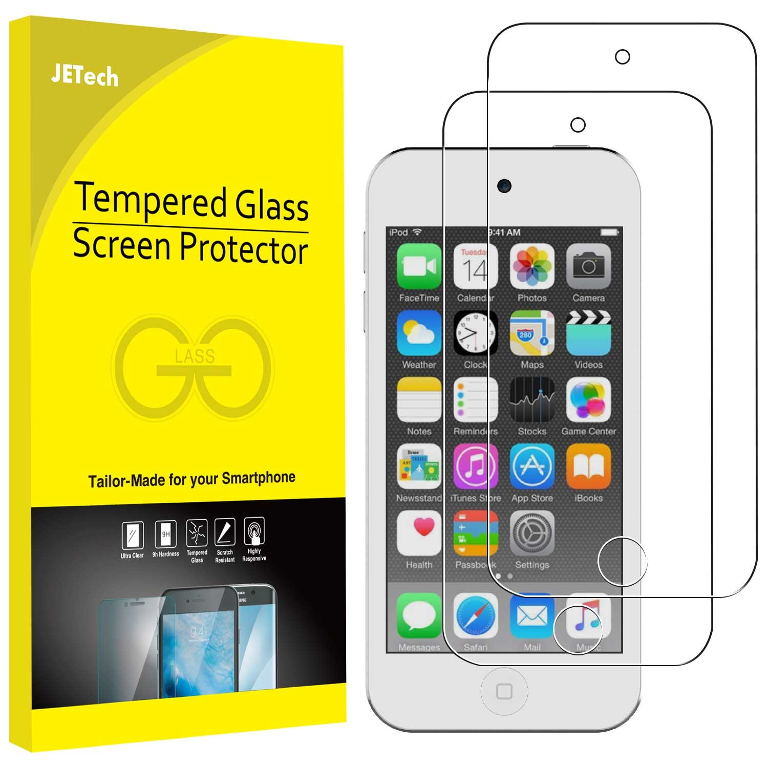JETech Screen Protector for iPhone 13 / iPhone 13 Pro 6.1-Inch, Tempered Glass Film, 3-Pack product image