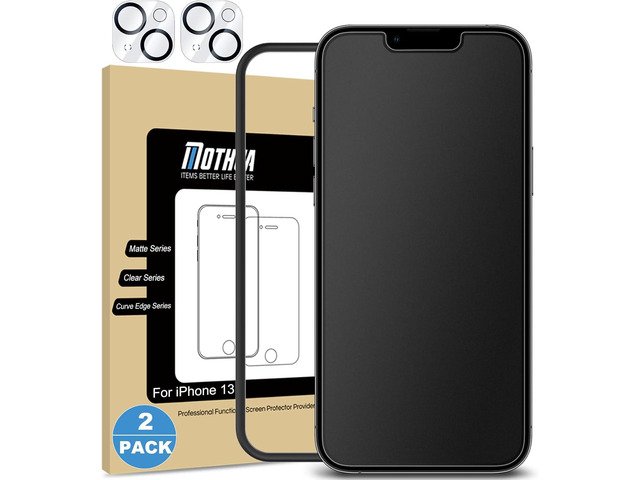 Mothca Matte Glass Screen Protector for iPhone 13 / iPhone 13 Pro, Anti-Glare Tempered Glass product image