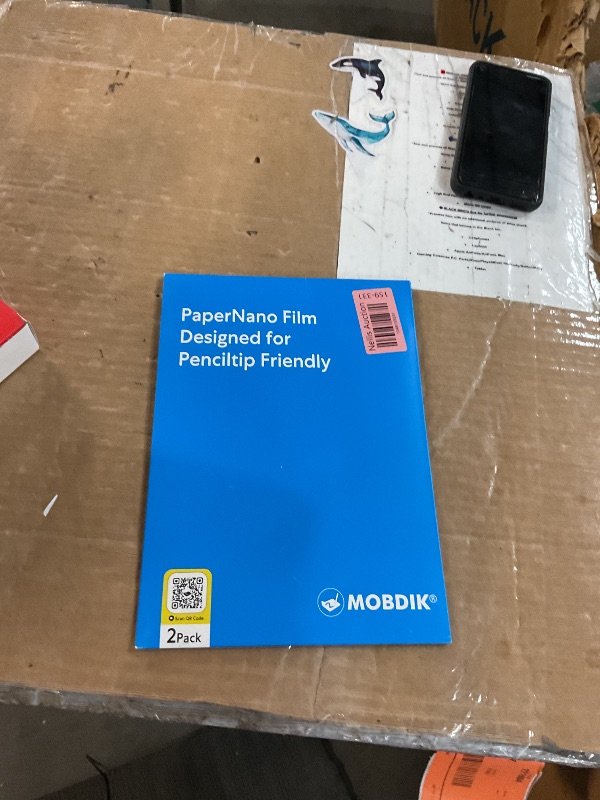 MOBDIK 2 Pack Paperfeel Screen Protector Compatible with iPad 9/8/7 (10.2 Inch, 2021/2020/2019, 9th/8th/7th Generation), Crafted for Natural Writing, Anti Glare with Easy Installation Kit product image