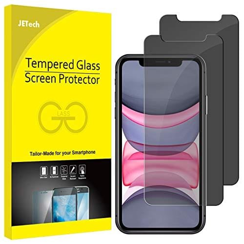 JETech Privacy Screen Protector for iPhone 11 Pro, iPhone Xs and iPhone X 5.8-Inch, Anti Spy Tempered Glass Film, 2-Pack product image
