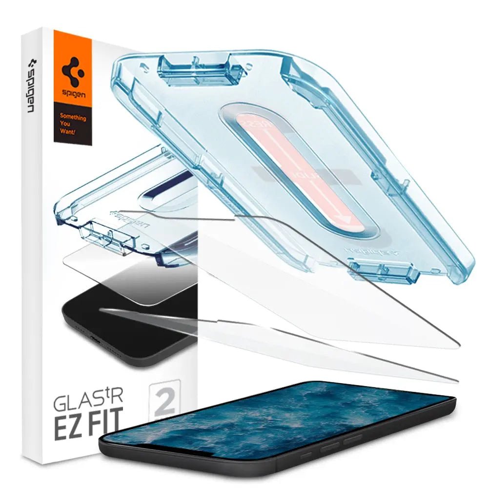 Spigen Tempered Glass Screen Protector [GlasTR EZ Fit] Designed for iPhone 12 / iPhone 12 Pro 6.1 Inch, Case Friendly, 2 Pack product image