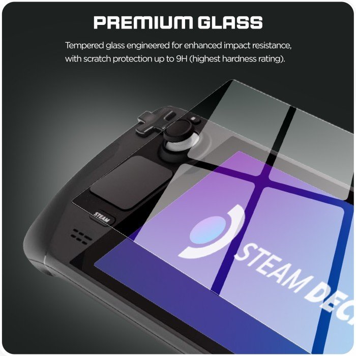 magglass Tempered Glass Designed for Steam Deck OLED/Steam Deck Matte Screen Protector (7 inch) Anti-Glare Full Coverage Guard product image