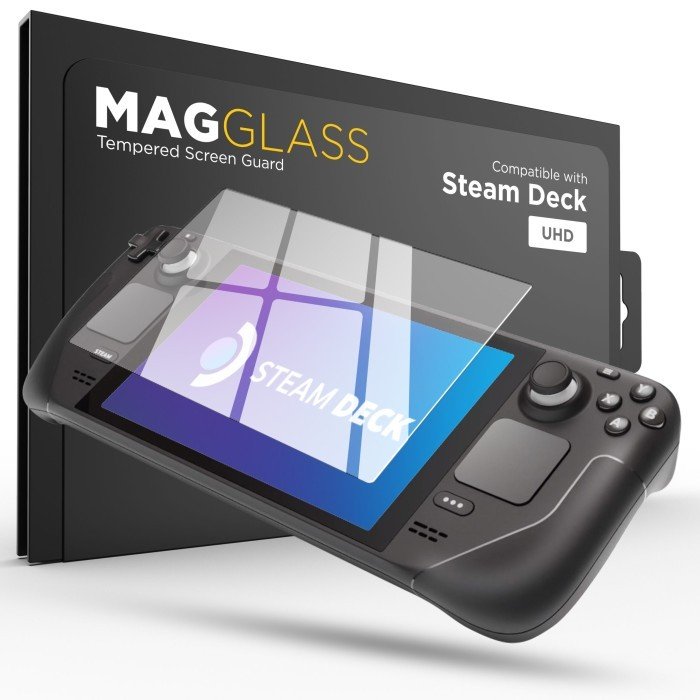 magglass Tempered Glass Designed for Steam Deck/Steam Deck OLED Screen Protector (7" inch) Ultra HD Full Coverage Guard product image