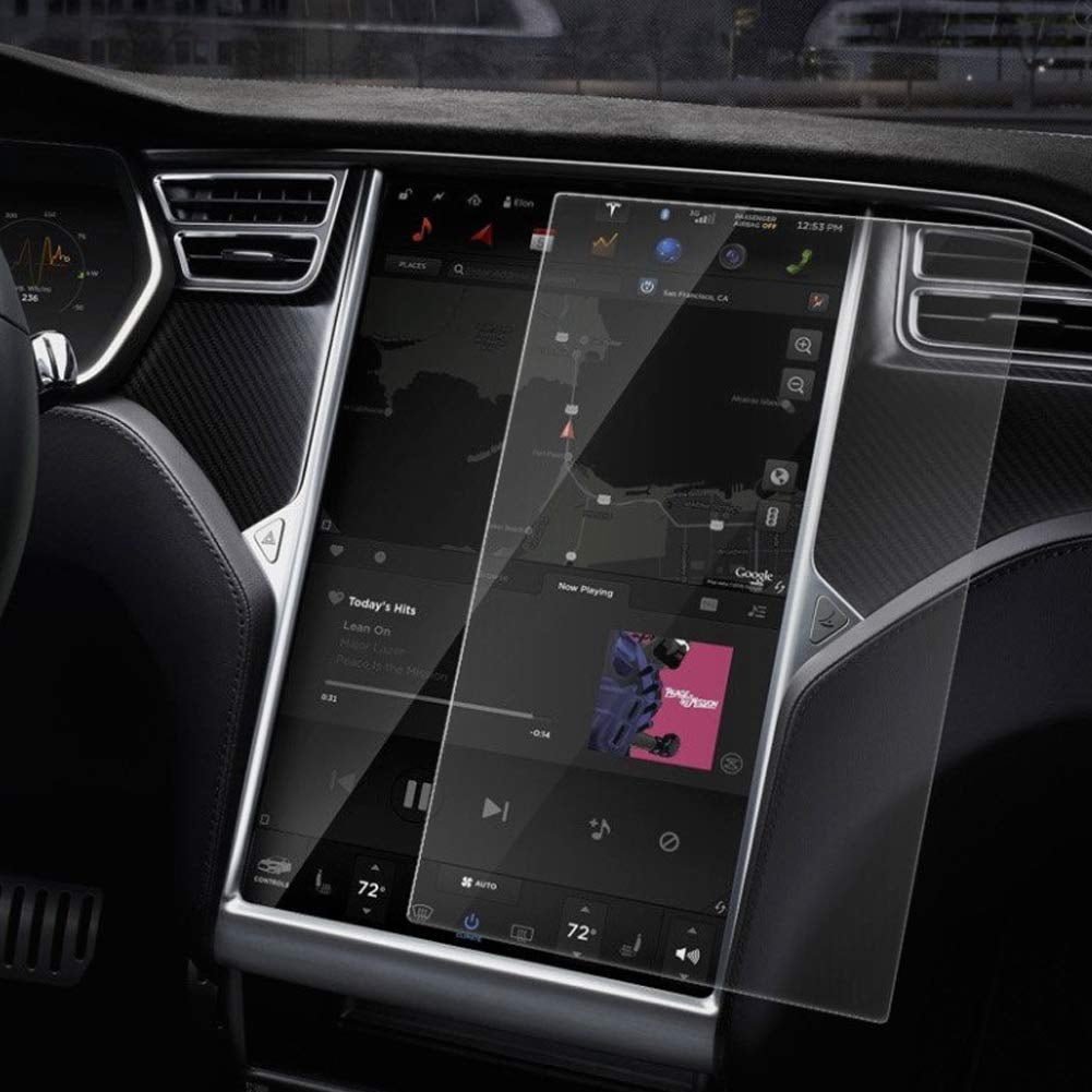 DGXWLLW Screen Protector for Tesla Model S/X (2023-2026) with Alignment Kit, Front + Back Tempered Glass, 17" + 9.4" Touchscreens, 9H Anti-Glare/Anti-Fingerprint HD Clear product image