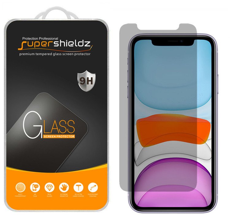 [2-Pack] Supershieldz for Apple iPhone XR (6.1") Tempered Glass Screen Protector, Anti-Scratch, Bubble Free, Lifetime Replacement Warranty product image