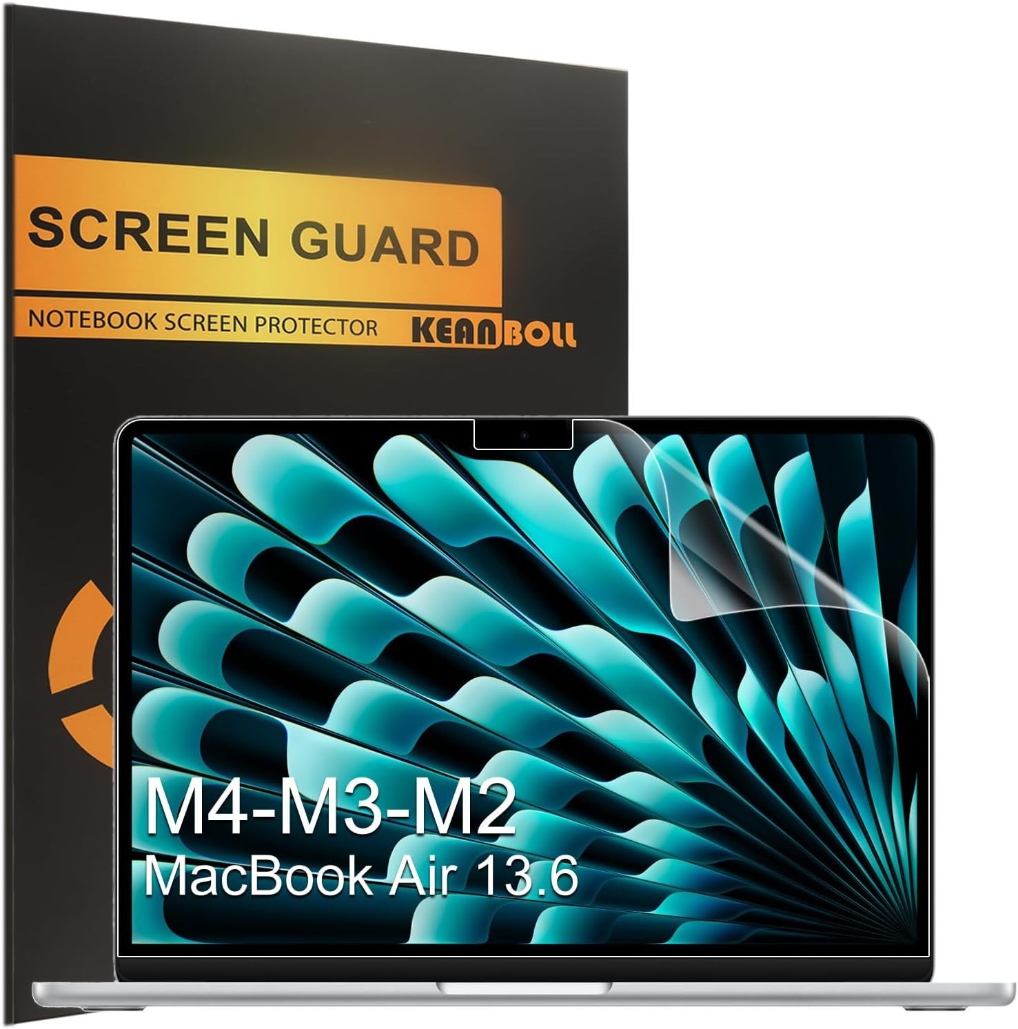 KEANBOLL 3-Pack Anti Glare (Matte) Screen Protector Designed for MacBook Air 13.6 inch 2026, (Model: A3449 A3240 A3113 A2681, M5 M4 M3 M2 Chip) - Eye Protection Anti Fingerprint Shield product image