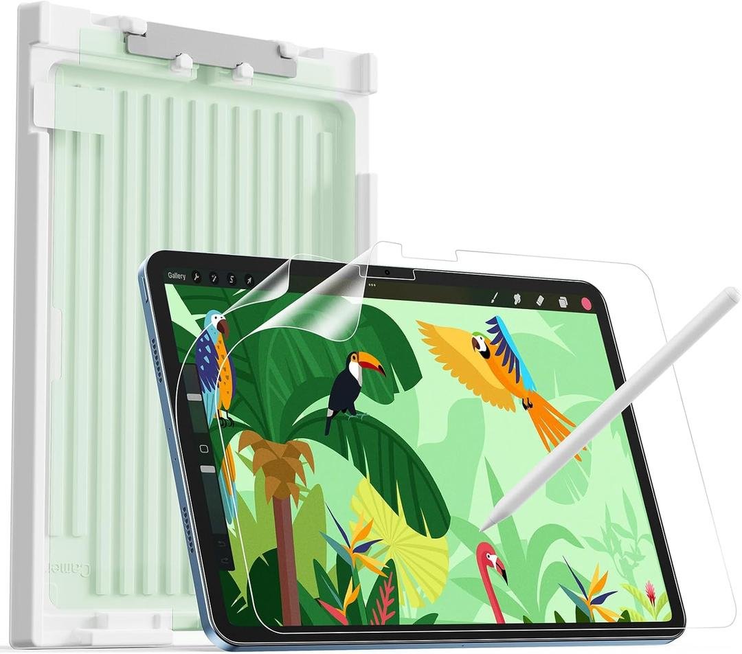 ESR 2 Pack Paper-Feel Screen Protector for iPad 11th/10th Generation A16 (2025/2022, 11/10.9 Inch), Draw Like on Paper, Matte Screen Guard with Easy Application Tray, Thin & Responsive, Scratch Resistant product image