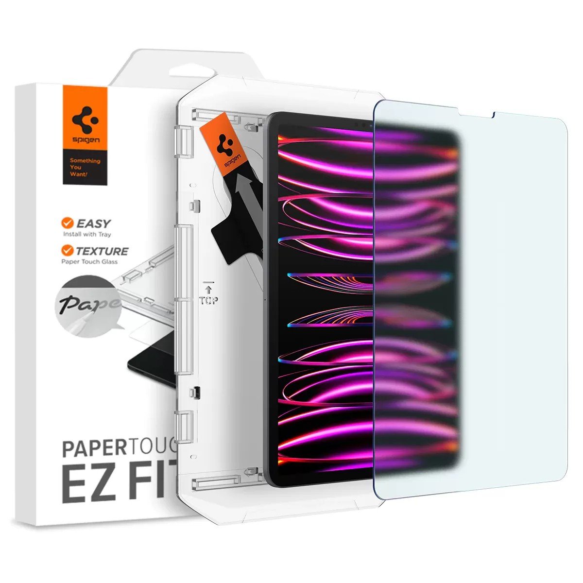 Spigen GlasTR EZ Fit PaperTouch Tempered Glass Screen Protector for iPad Pro 11-inch M4 (2024) product image