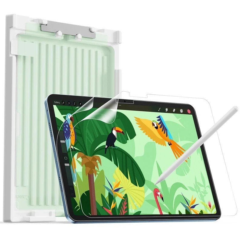 ESR 2 Pack Paper-Feel Screen Protector for iPad 11th/10th Generation A16 (2025/2022, 11/10.9 Inch), Draw Like on Paper, Matte Screen Guard with Easy Application Tray, Thin & Responsive, Scratch Resistant product image