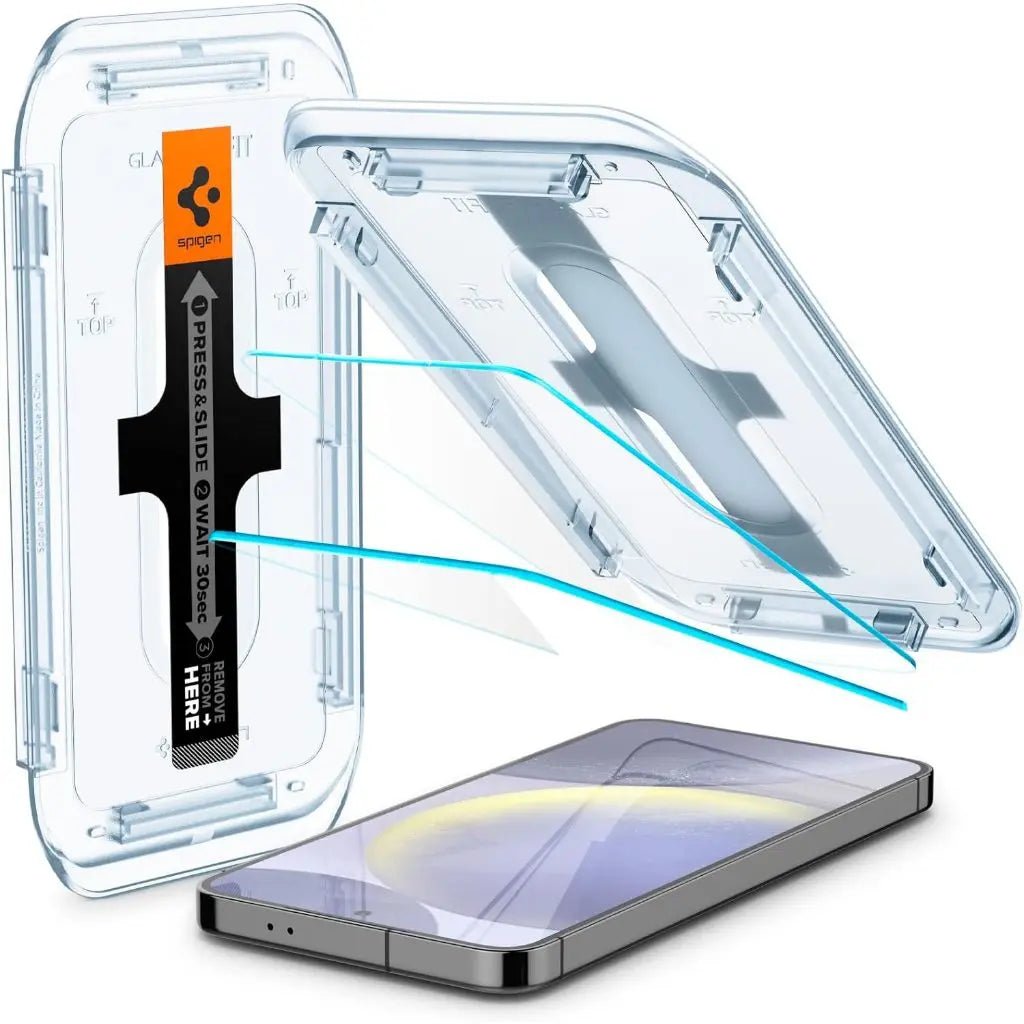 Spigen GlasTR EZ Fit Tempered Glass Screen Protector for Galaxy S24 Plus (2 Pack) product image