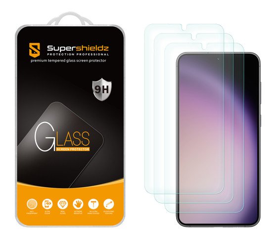 (3 Pack) Supershieldz Designed for Samsung Galaxy S24+ / S24 Plus Tempered Glass Screen Protector, Anti Scratch, Bubble Free product image