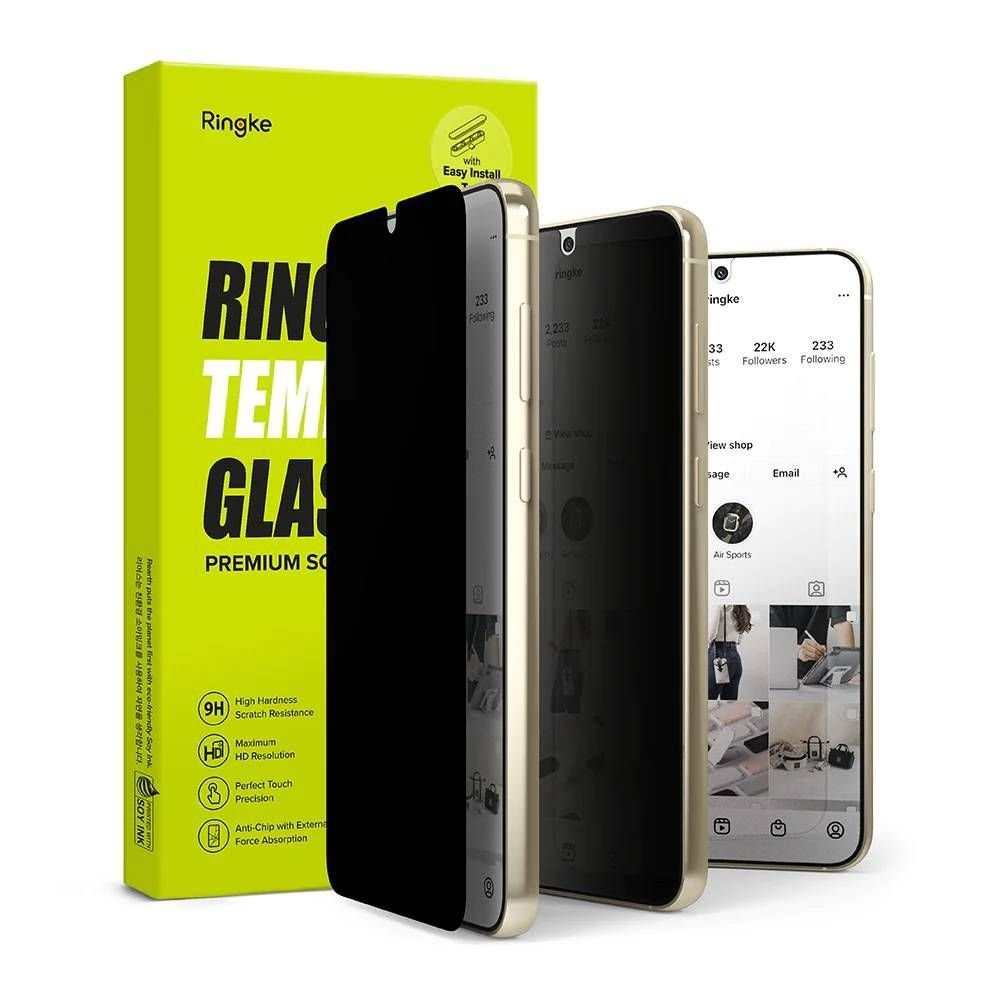 Ringke Easy Slide Privacy Tempered Glass Screen Protector for Galaxy S24 Plus product image