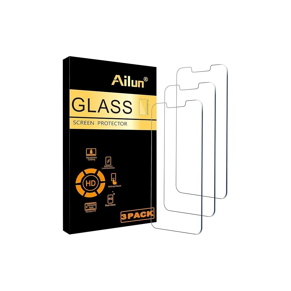 Ailun Screen Protector for iPhone 13 mini [5.4 Inch] Display 2021 3 Pack Tempered Glass product image