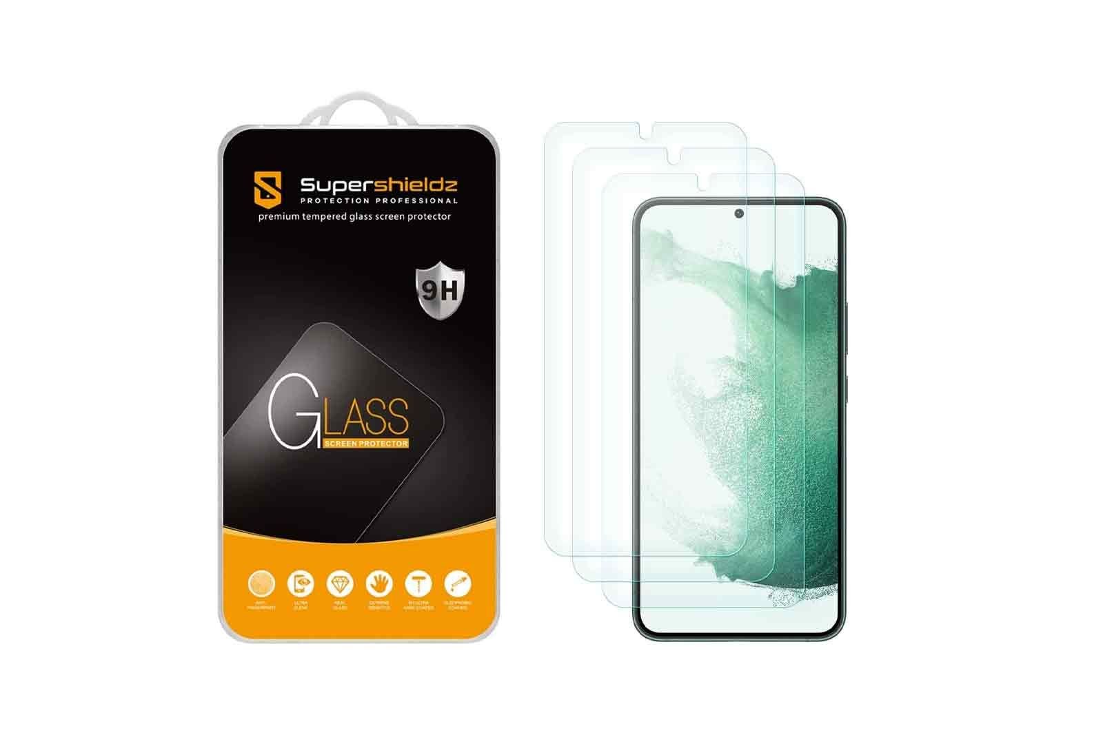 Supershieldz (3 Pack) Designed for Samsung Galaxy S23 5G Tempered Glass Screen Protector, Anti Scratch, Bubble Free product image