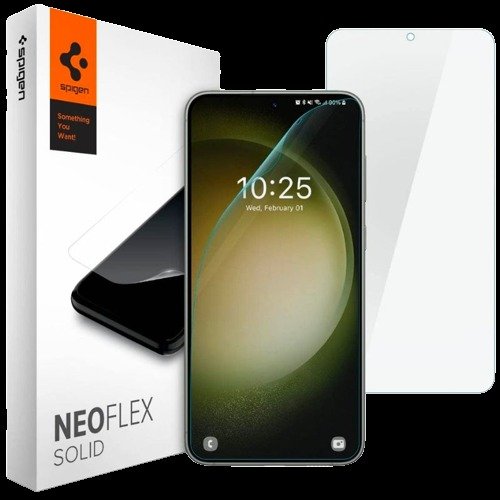 Spigen NeoFlex Solid Screen Protector Designed for Galaxy S23 (2023) [2 Pack] - Case Friendly product image