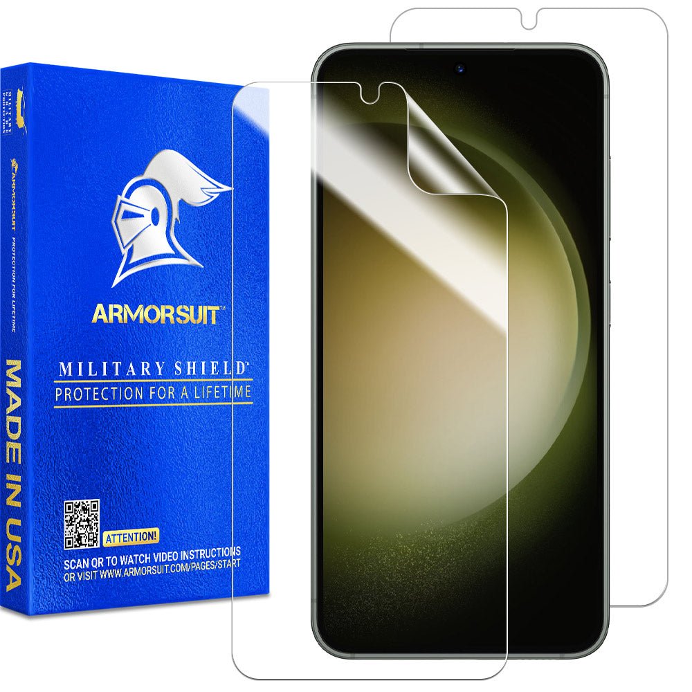 ArmorSuit 2 Pack MilitaryShield Screen Protector Designed for Samsung Galaxy S23 (6.1") Case Friendly HD Clear Film - Made in USA product image