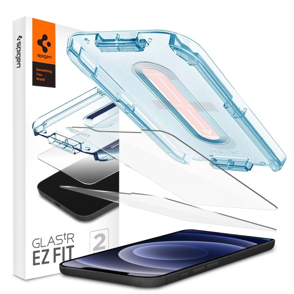 Spigen GlasTR EZ Fit Tempered Glass Screen Protector for iPhone 12 Mini (5.4 inch) [2-Pack] product image