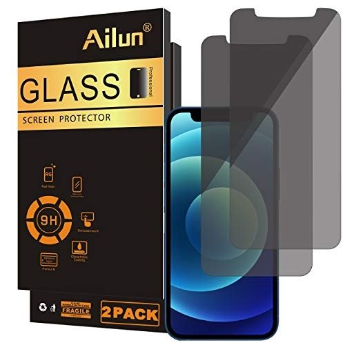 Ailun 2 Pack Privacy Screen Protector for iPhone 12 Mini 5.4 Inch product image