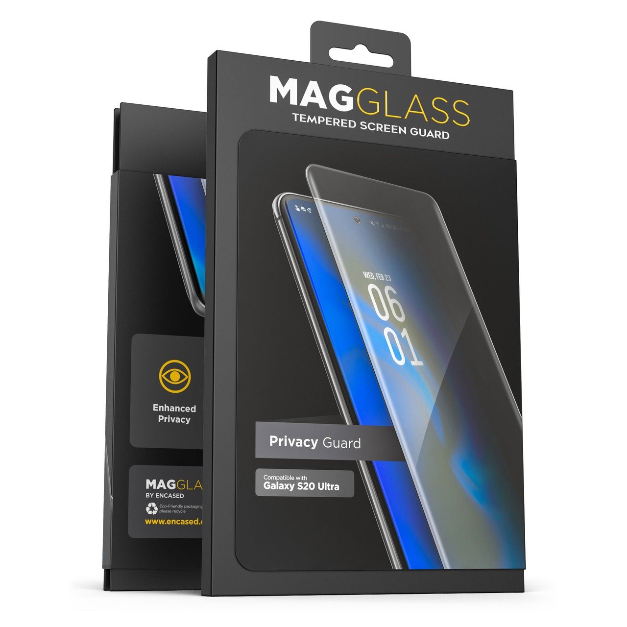 magglass Galaxy S20 Ultra Privacy Screen Protector - Anti Spy Fingerprint Resistant Tempered Glass Guard for Samsung S20 Ultra 6.9 (NOT compatible with the in-screen fingerprint reader) product image