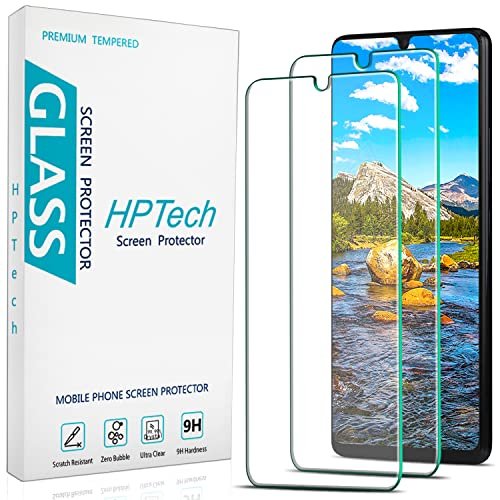 HPTech (2 Pack) Designed for Samsung Galaxy A42 5G Tempered Glass Screen Protector, Anti Scratch, Bubble Free product image