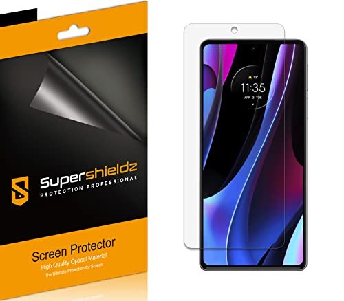 Supershieldz (6 Pack) Designed for Motorola Edge+ / Plus (2022 Model Only) and Motorola Edge+ / Plus 5G UW Screen Protector, High Definition Clear Shield (PET) product image