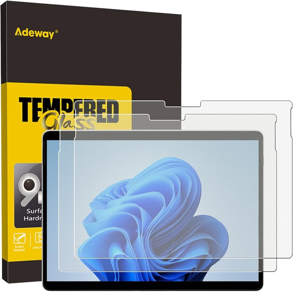 Adeway [2 Pack] Screen Protector for Microsoft Surface Pro 11/Pro 9/Pro 10/Pro 8/X (13 inch, 2024) - Easy Installation, Anti-Glare, Matte Finish, Feels Like Paper product image