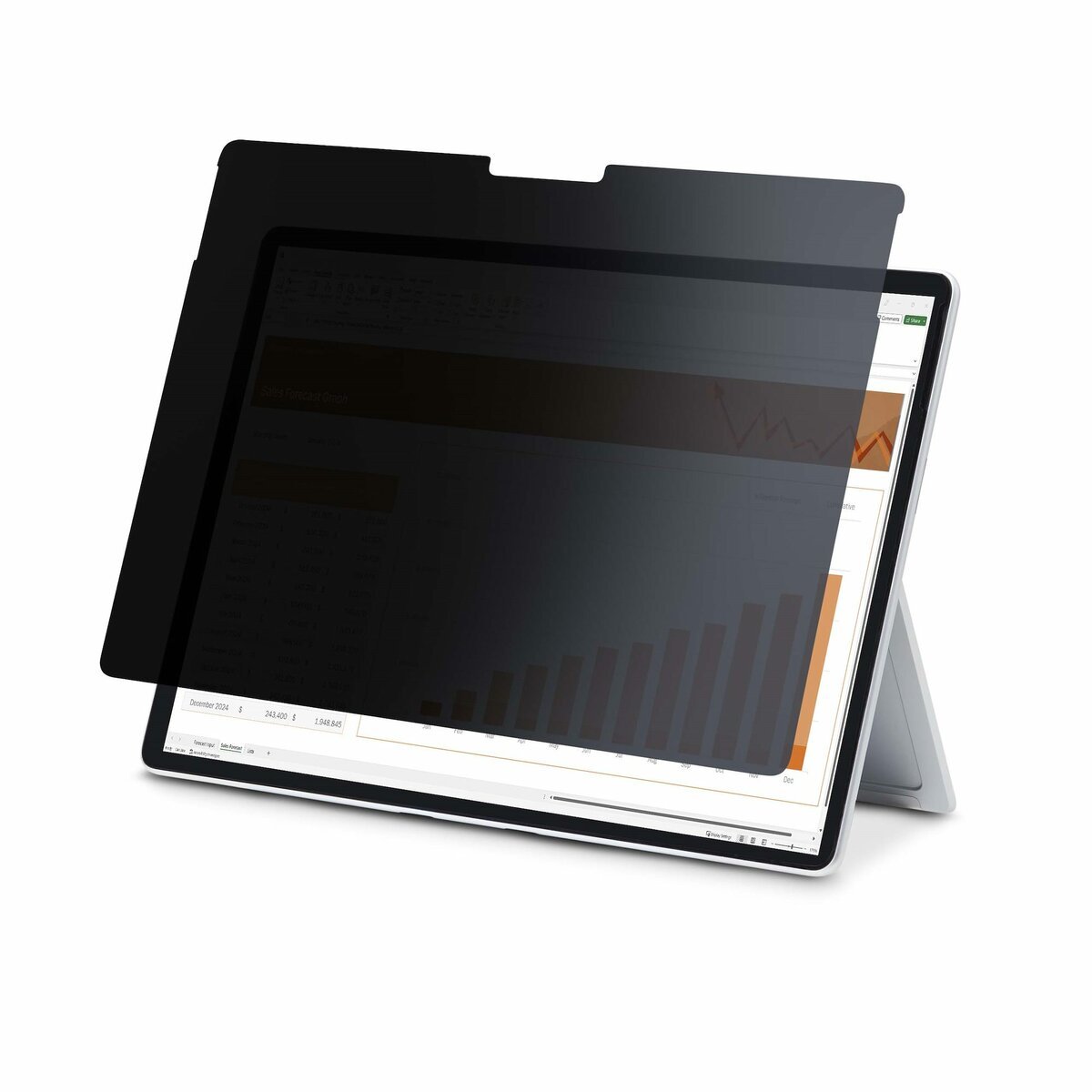 StarTech.com 4-Way Privacy Screen for 13-inch Surface Pro 8/9/X Laptop, Portrait/Landscape, Touch-Enabled, +/- 30 Deg. View product image