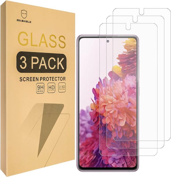 Mr.Shield [3-Pack] Designed For Samsung Galaxy S20 FE 5G / Galaxy S20 FE 5G UW [Fan Edition] [Tempered Glass] [Japan Glass with 9H Hardness] [High Scratch Resistant] product image