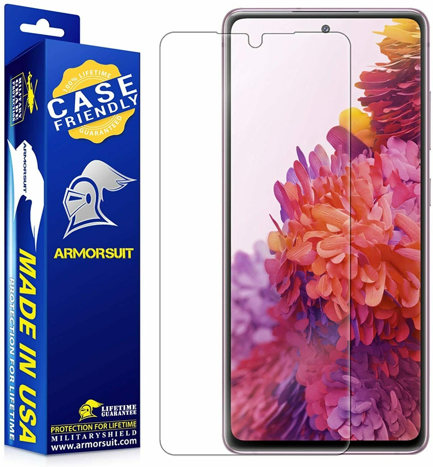 ArmorSuit (2 Pack) MilitaryShield Screen Protector Designed for Samsung Galaxy S20 FE / S20 FE 5G (6.5 Inch) (2020 Release) Max Coverage product image