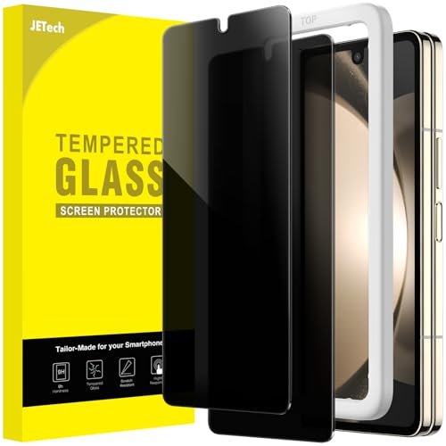 JETech Front Privacy Screen Protector for Samsung Galaxy Z Fold 5 [2 Pack] Tempered Glass Anti-Spy product image