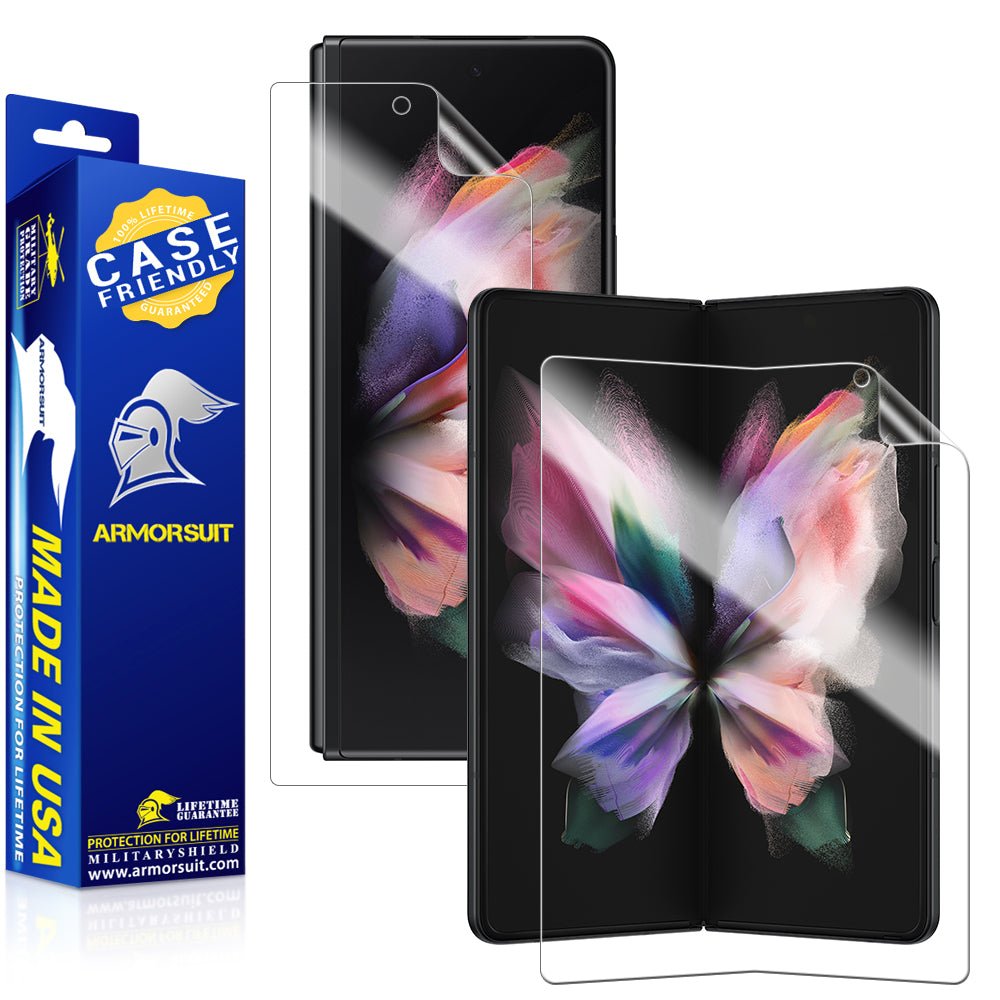 ArmorSuit MilitaryShield Screen Protector Designed for Samsung Galaxy Z Fold 3 5G Case Friendly Anti-Bubble HD Clear Film (Front + Inside Screen Protector Included) product image