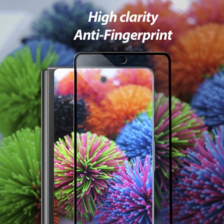 Whitestone 2PACK EZ GLASS Screen Protector for Galaxy Z Fold 3 2021, Full Coverage Tempered Glass Shield [Easy Install] - Two Pack product image