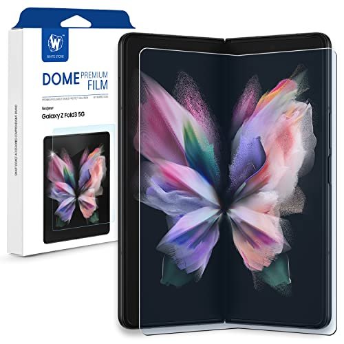 DOME GLASS Whitestone GEN Film Screen Protector for Samsung Galaxy Z Fold 3 (2021) Anti-Bubble HD Clear Hard Coated PET Film Screen Guard product image