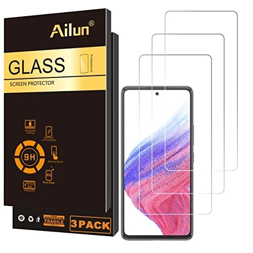 AILUN Screen Protector Compatible with Galaxy A51,[3 Pack],Tempered Glass,Ultra Clear,Anti-Scratch,Case Friendly-Siania Retail Package product image