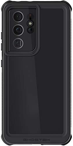 Ghostek NAUTICAL Samsung Galaxy S21 Ultra Case Waterproof Screen and Camera Lens Protector Built-In Tough Heavy Duty Shockproof Protection Phone Covers Designed for 2021 S21 Ultra 5G (6.8inch) (Black) product image